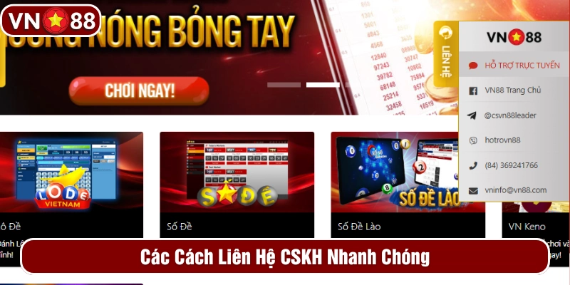 Các cách để liên hệ CSKH nhanh chóng nhất 