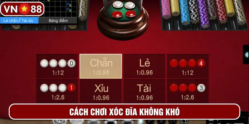 Cách chơi xóc đĩa không khó