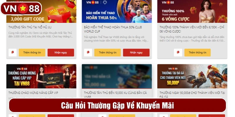 Tổng hợp câu hỏi thường gặp liên quan đến chương trình khuyến mãi 